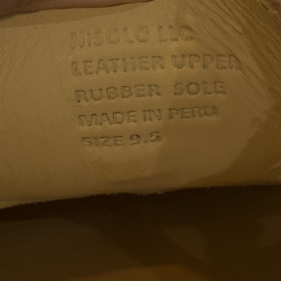 Women’s NISOLO Huarache Cream leather Sandal- Size 9.5 - Picture 7 of 8